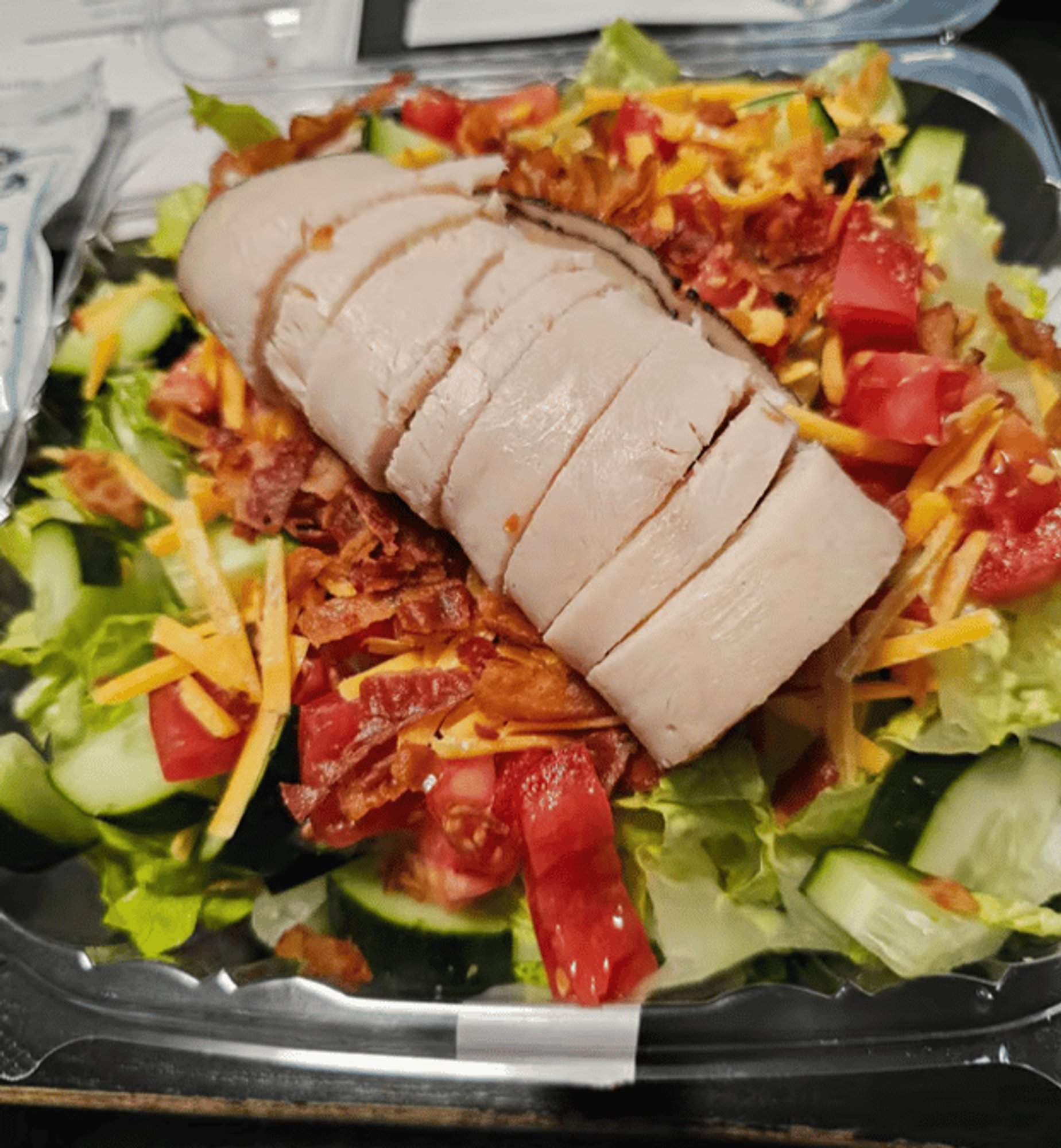 Turkey Club Salad