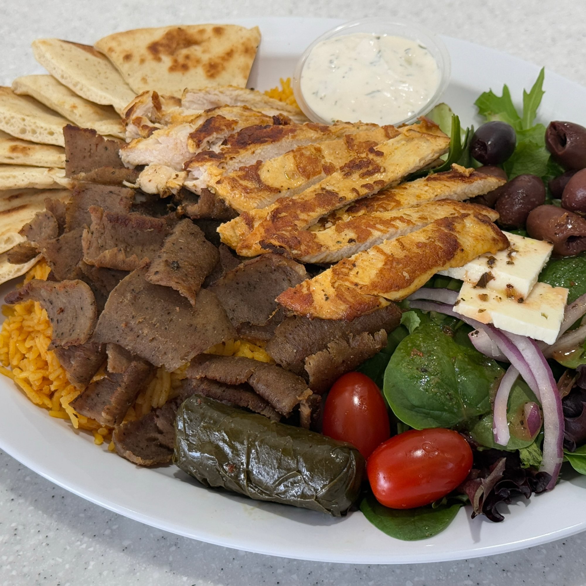 Gyro & Chicken Shawarma Mix Platter