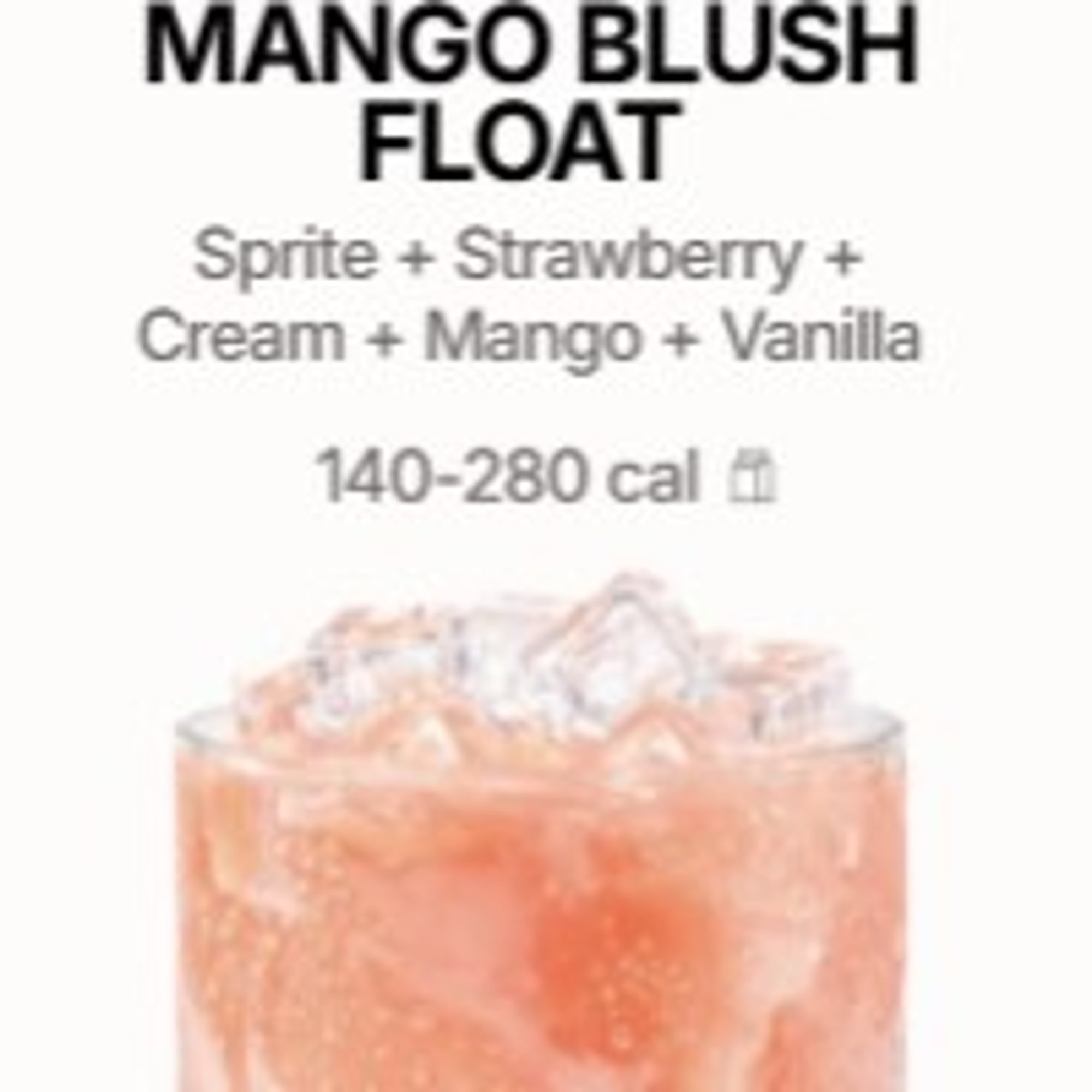Mango Blush Float