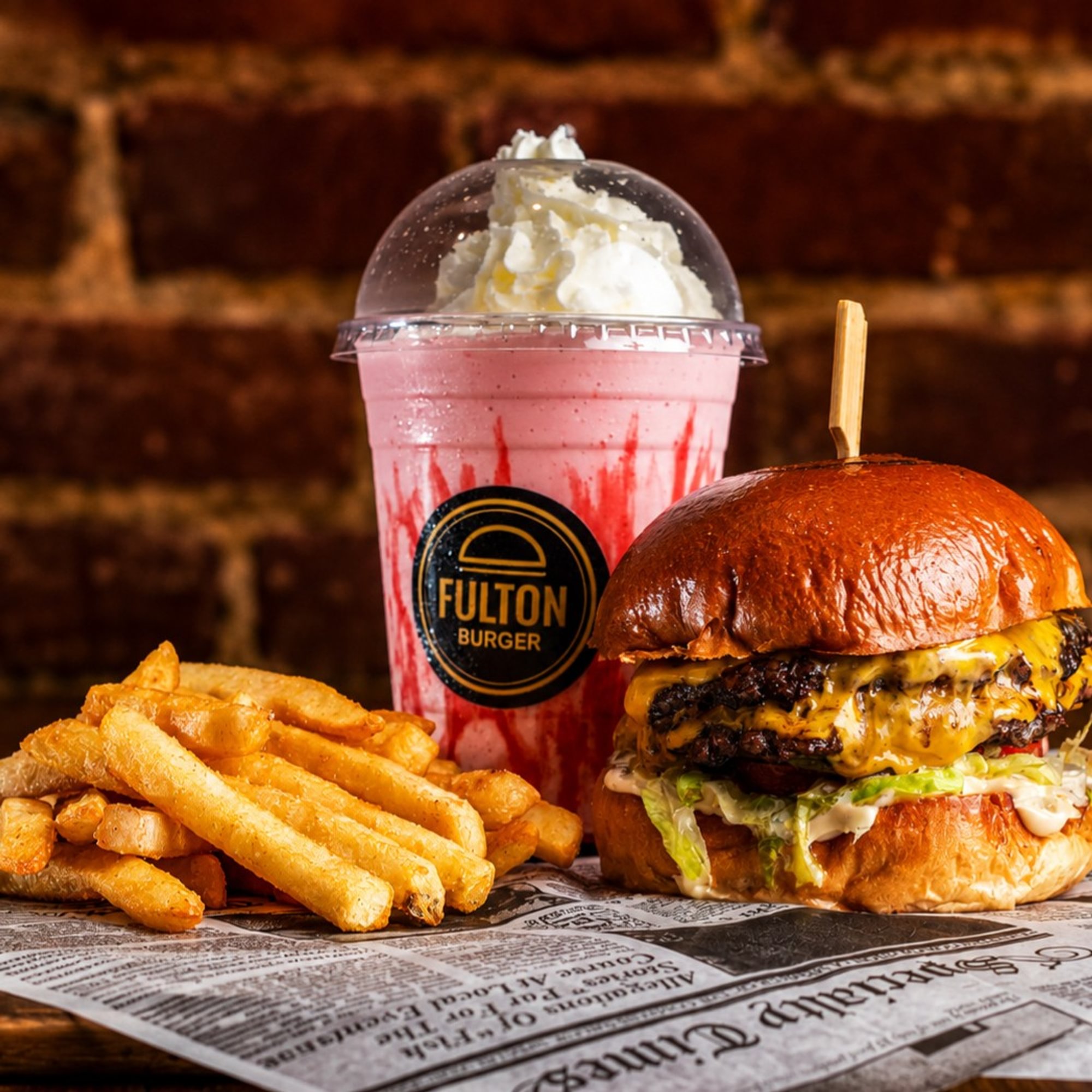 Burger & Fries & Shake Bundle