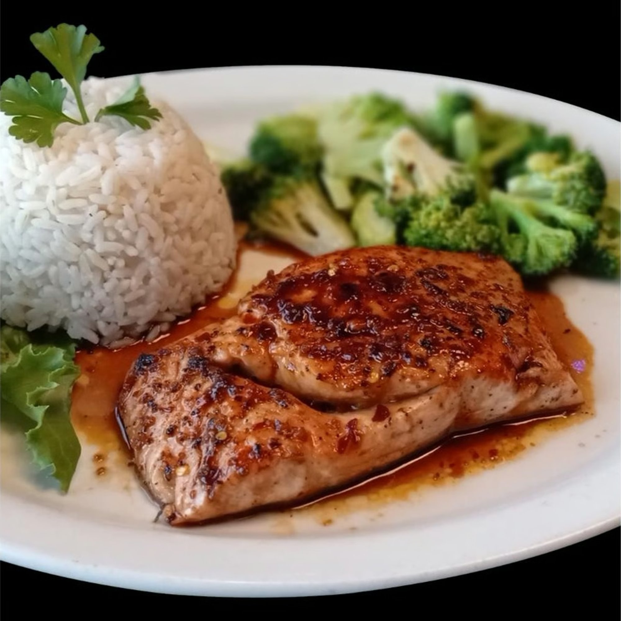 Honey Glazed Salmon