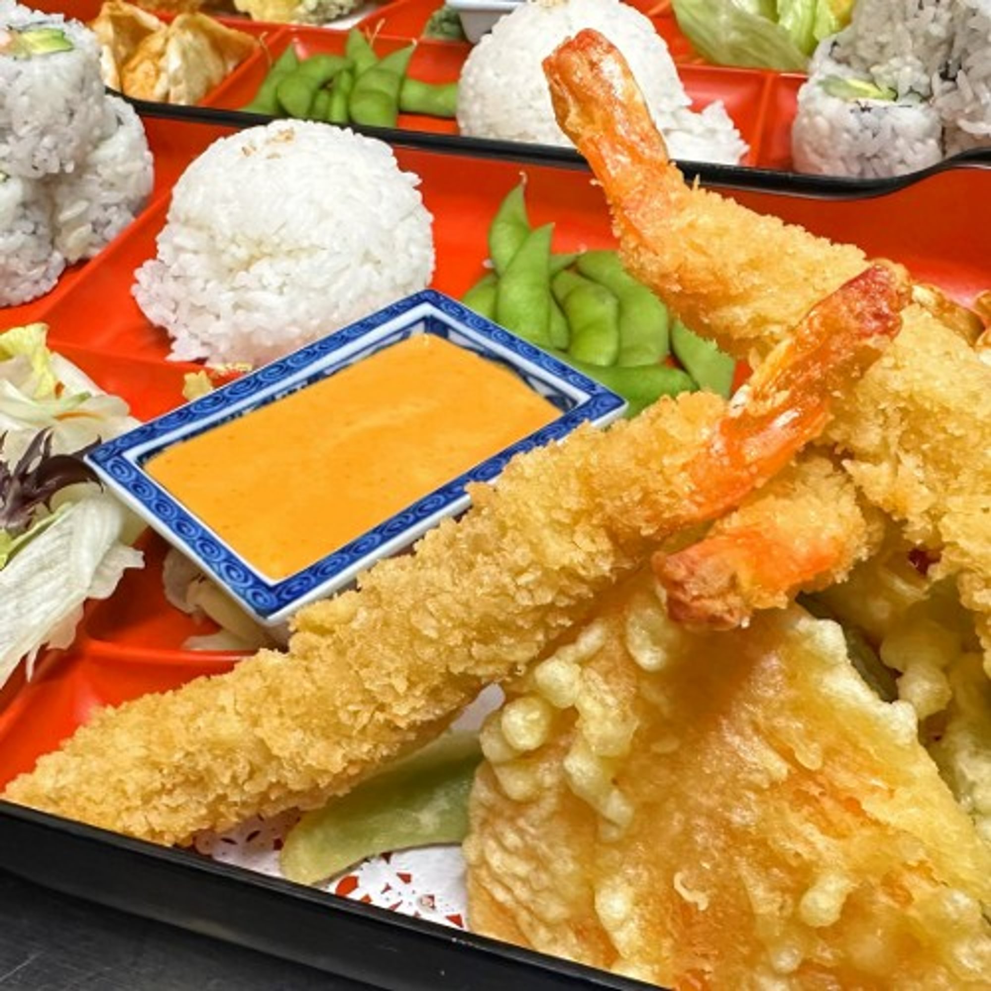 Shrimp and Vegetable Tempura Box