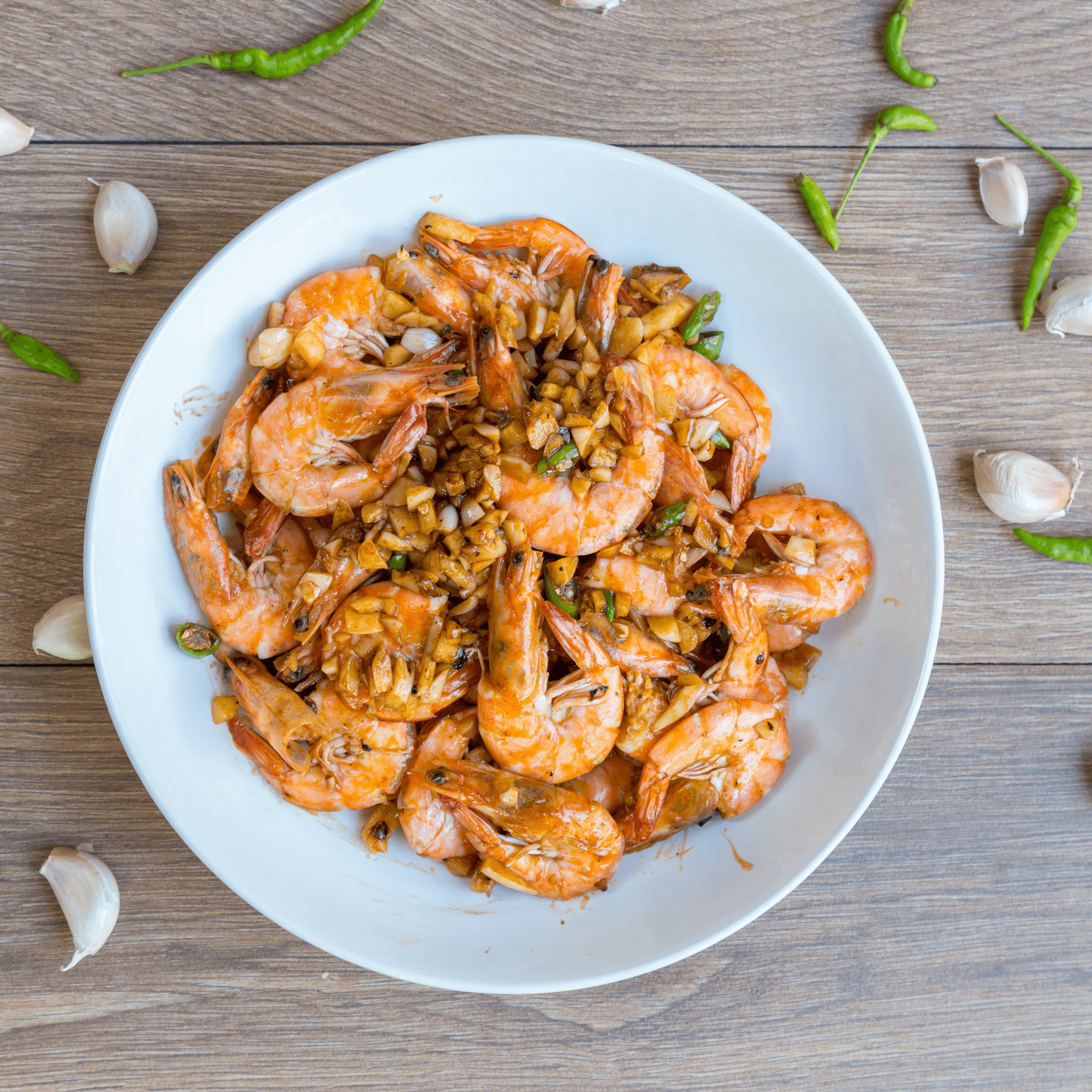 Salt Baked Shrimp