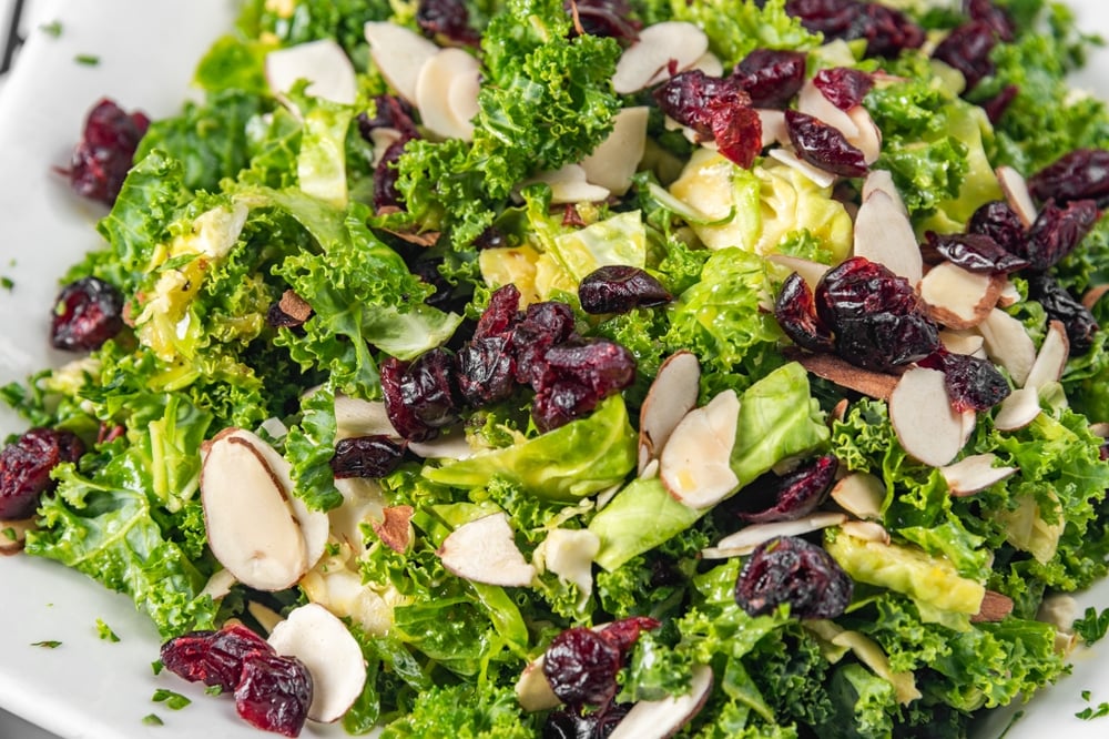 Kale & Brussel Sprouts Salad