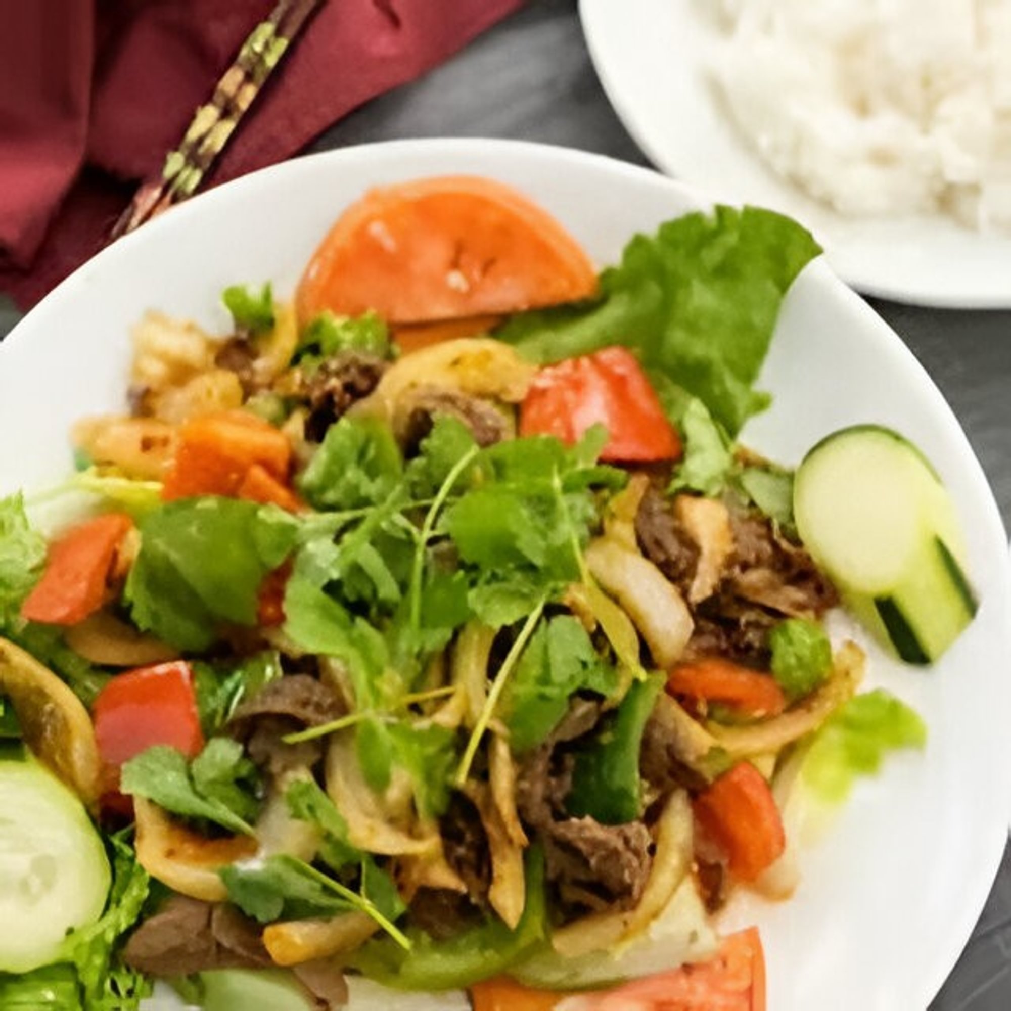 Beef with Spicy Lemongrass