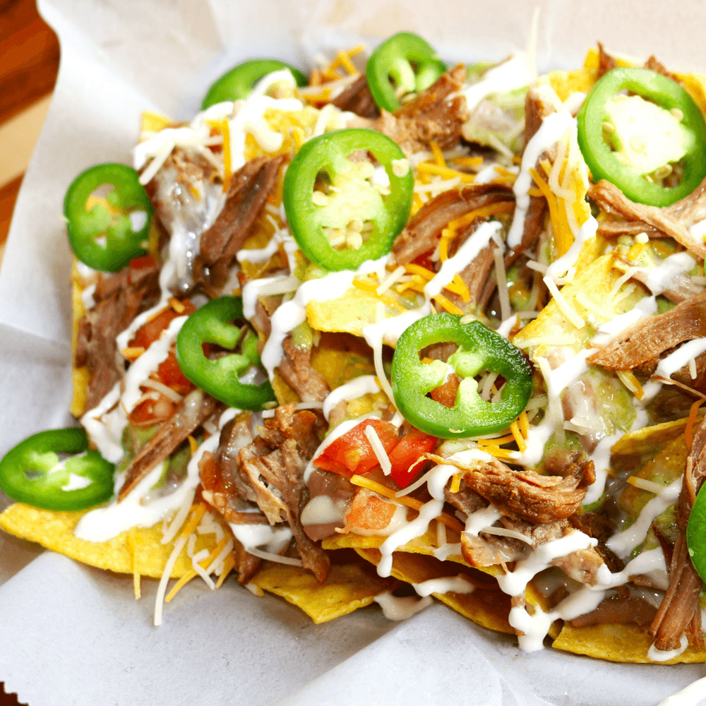 Carnitas Nachos for Two