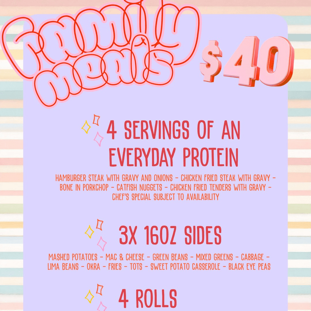 Dinner for 4!