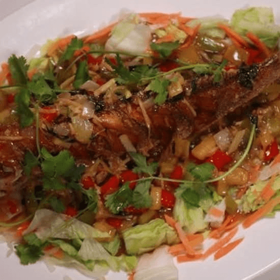 115. Shrimp with Satay / Tôm Xào Sa Tế