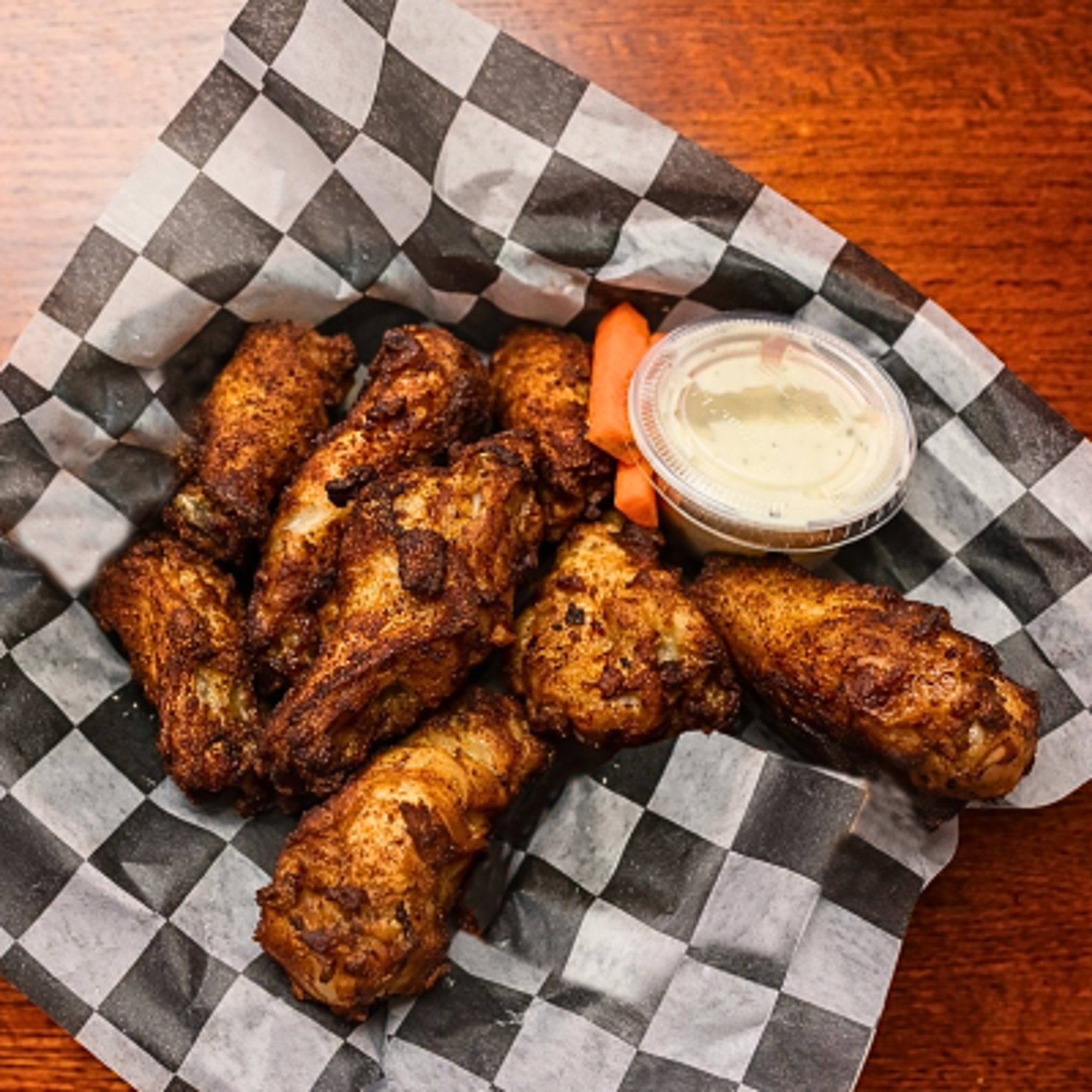 WINGS Plain (no sauce)