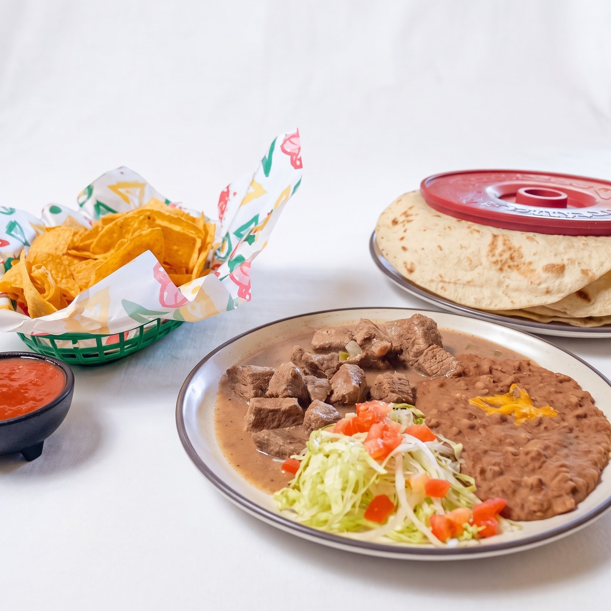 Carne Guisada [Stewed Beef] Dinner