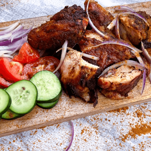 Whole chicken suya