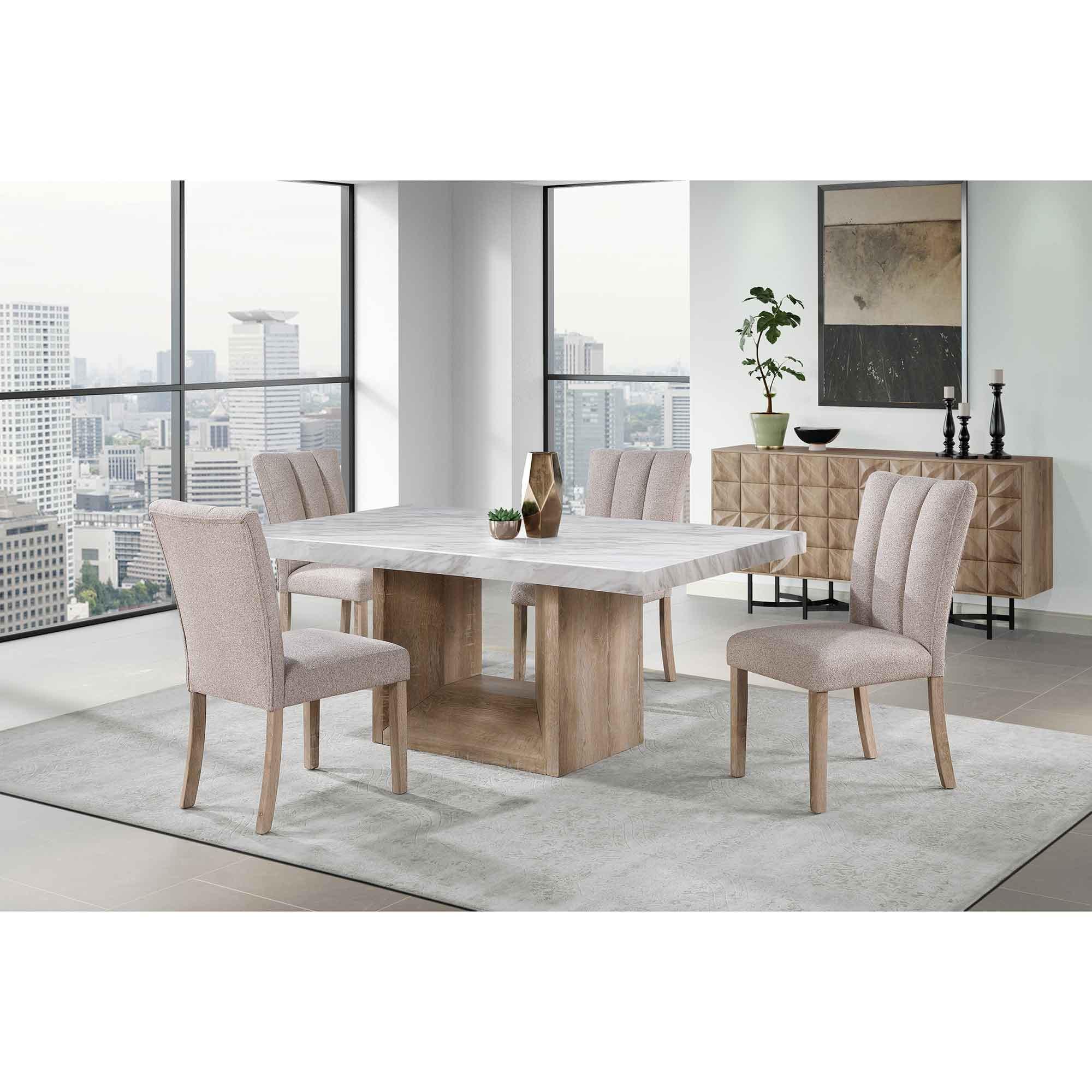 5 - Piece Beige Dining Room Set