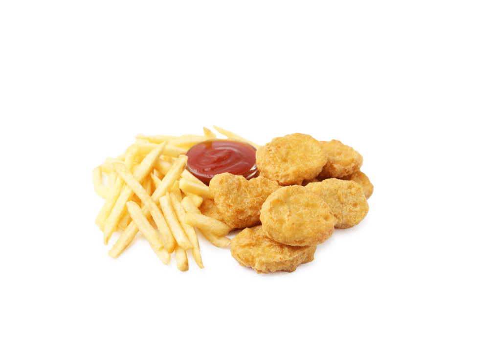 Chicken Nuggets 8 Pcs with Fries