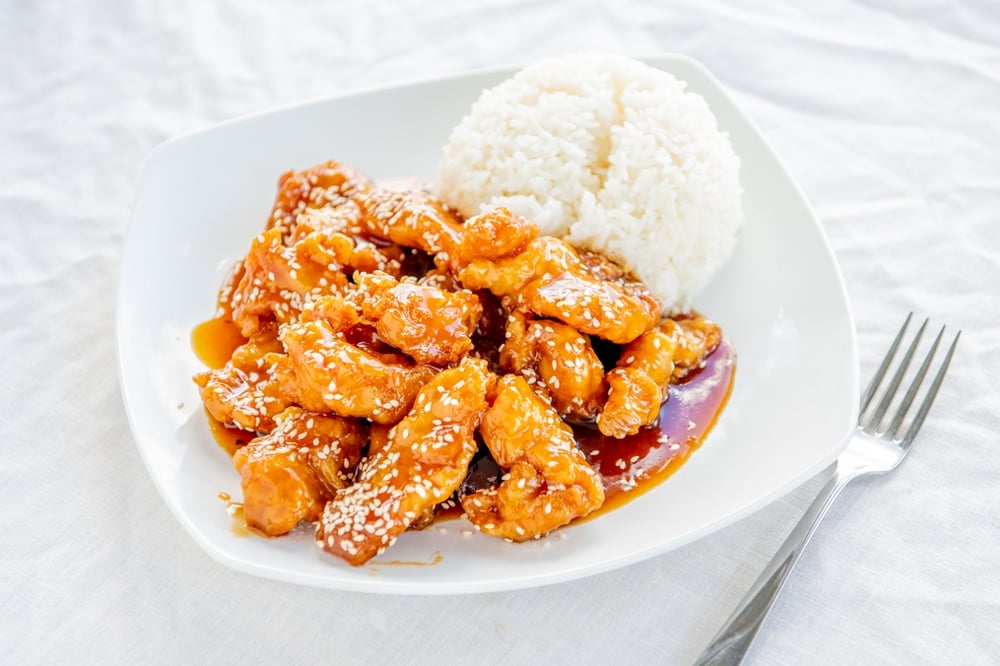 (S) (Chicken/Shrimp) Teriyaki Over Rice 日式烧饭