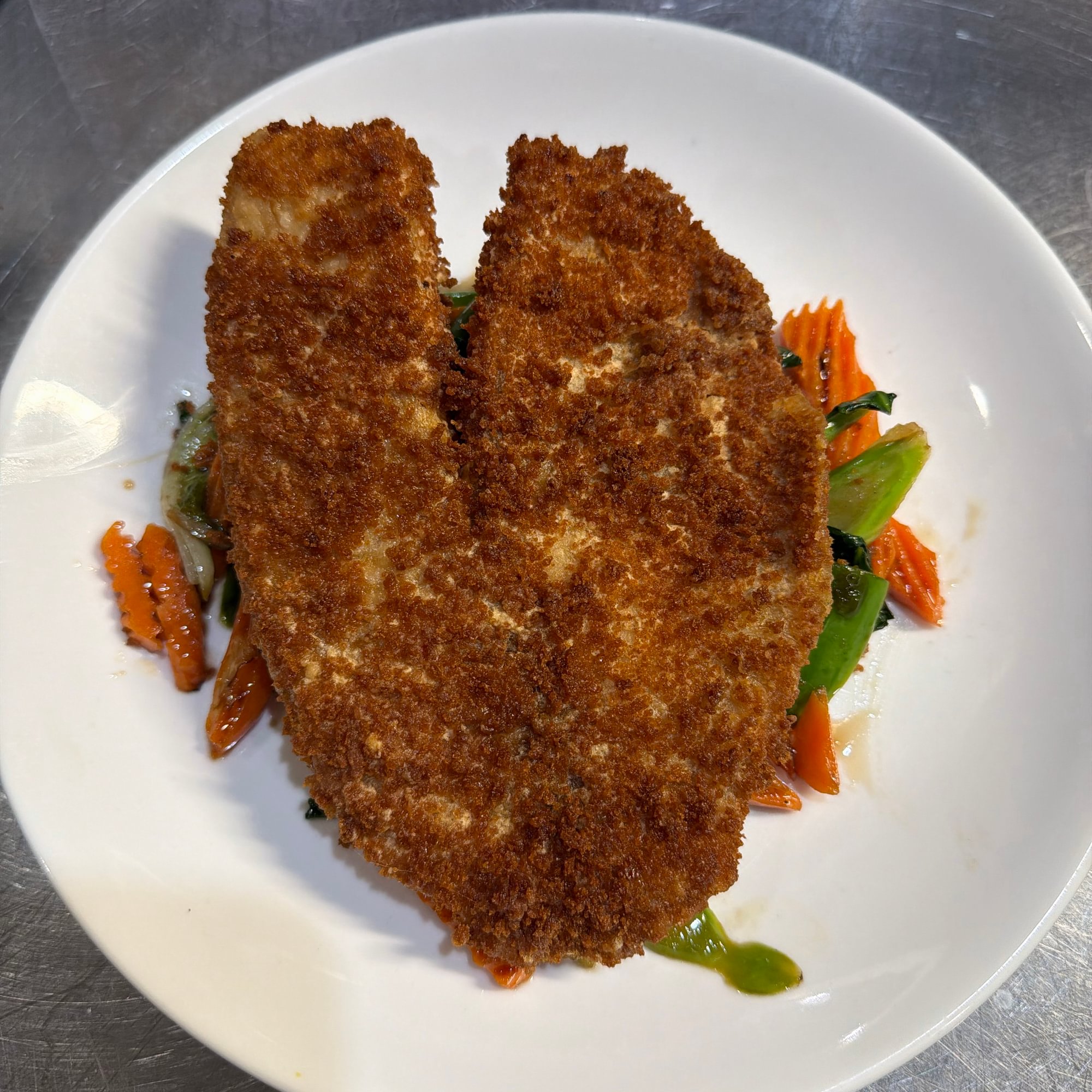 Crispy Tilapia Teriyaki