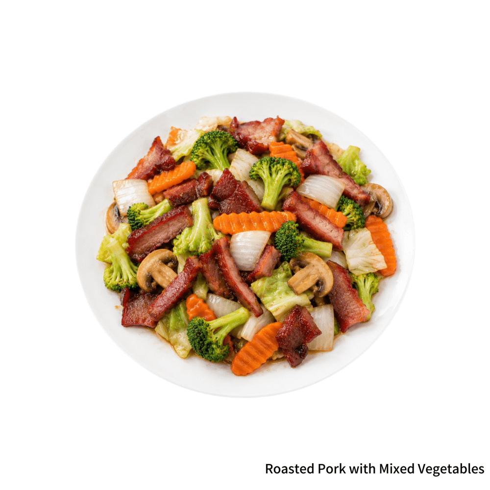 Roast Pork with Mixed Vegetables