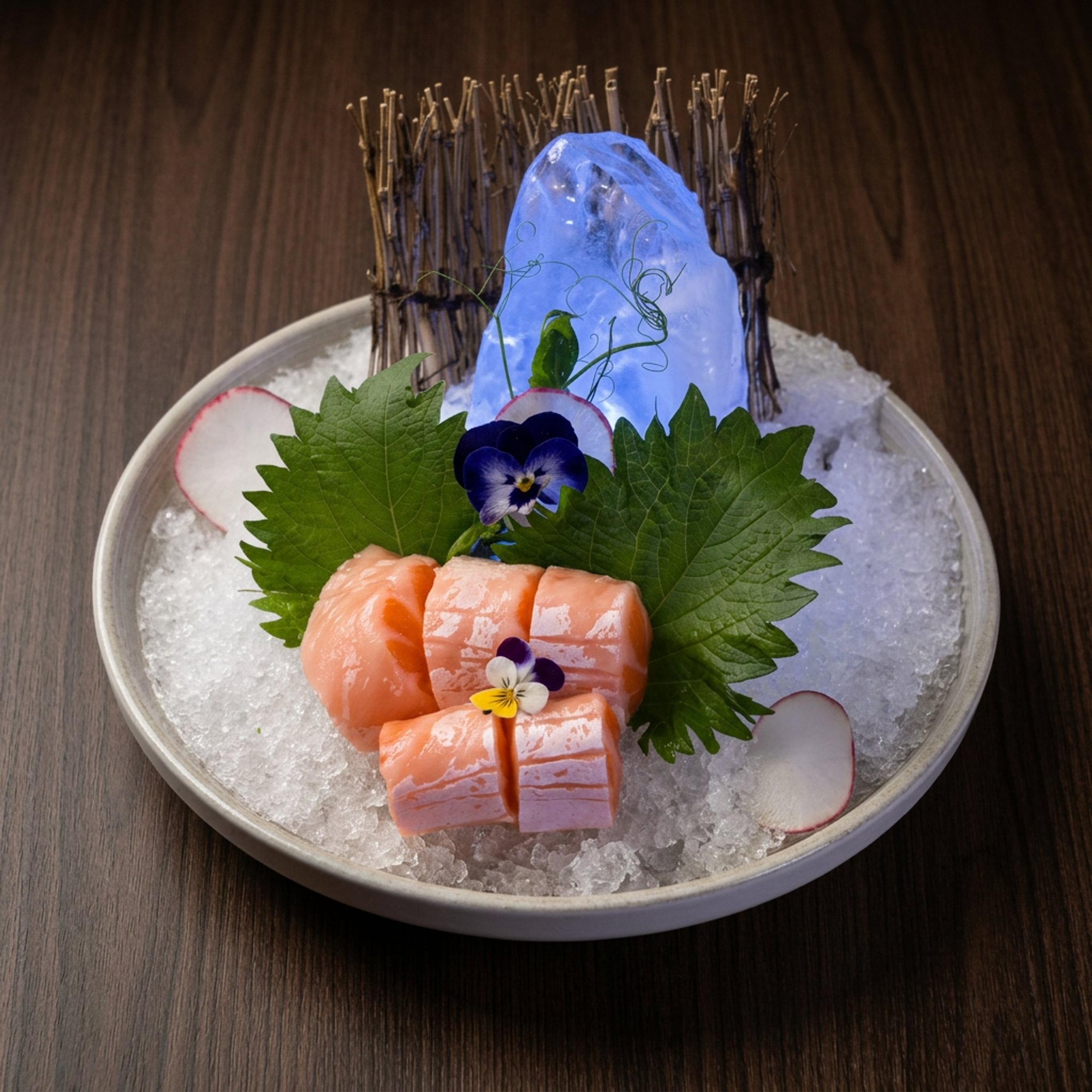 Salmon Belly Sashimi