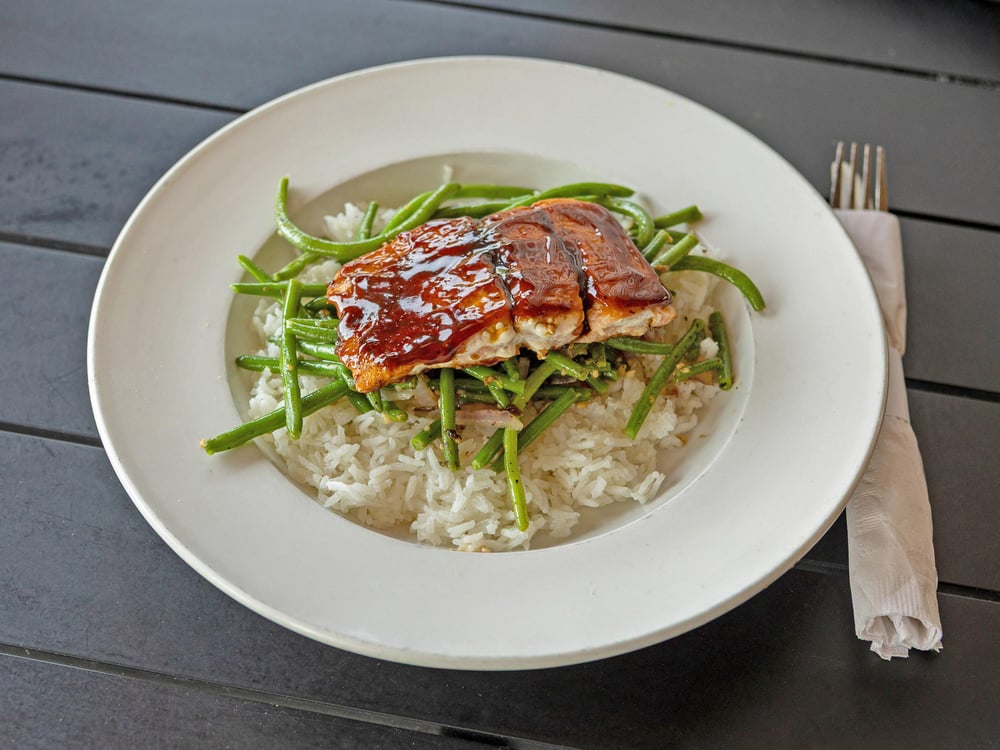 Miso Salmon Salad
