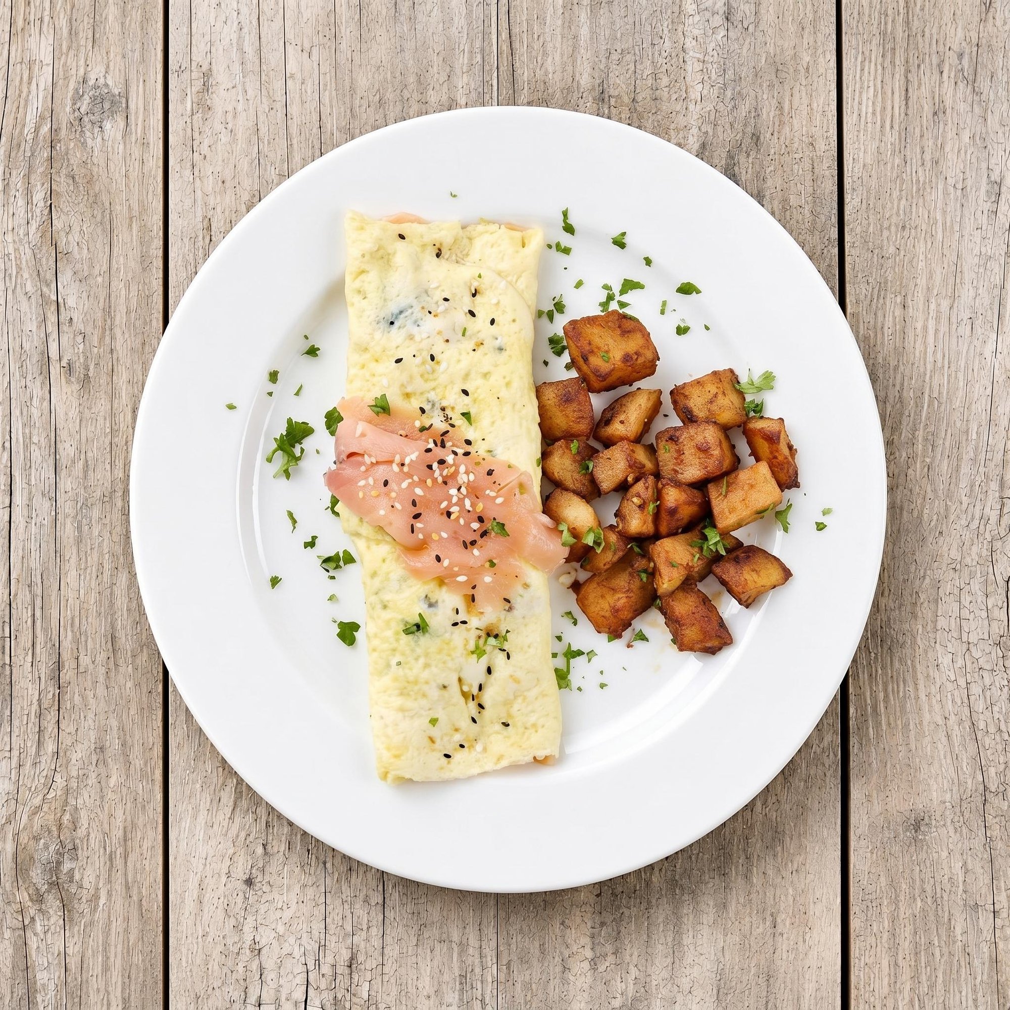 Smoked Salmon Omelette