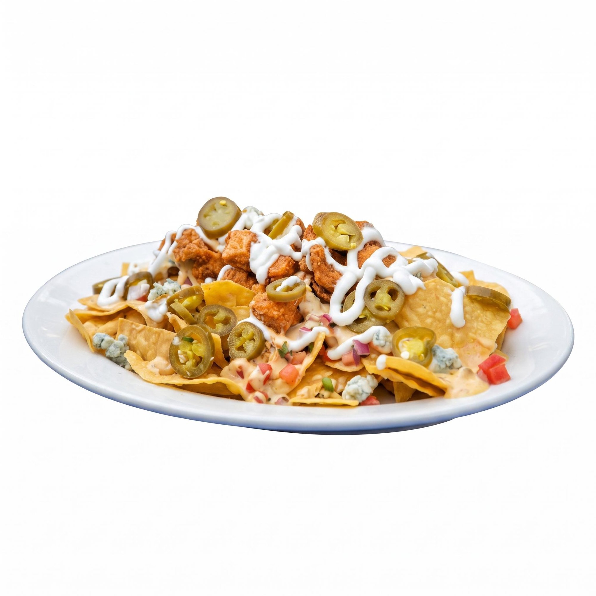 Buffalo Chicken Nachos