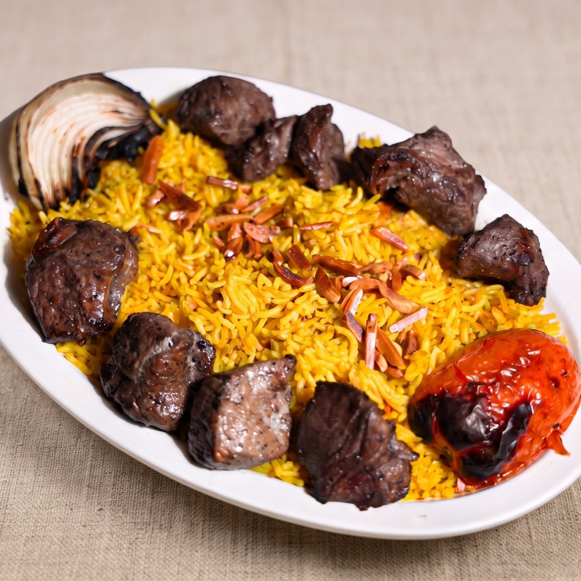 Beef Kabob Platter