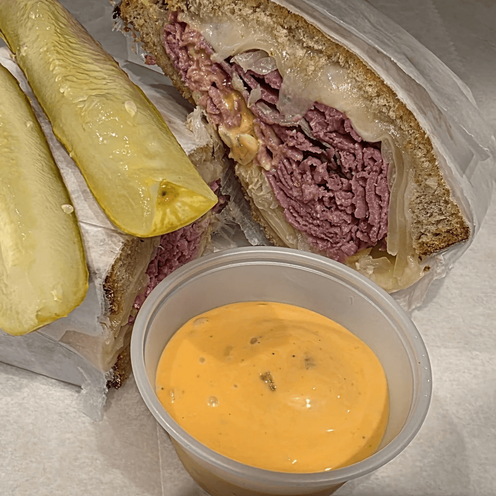 Pastrami Navel & Slaw