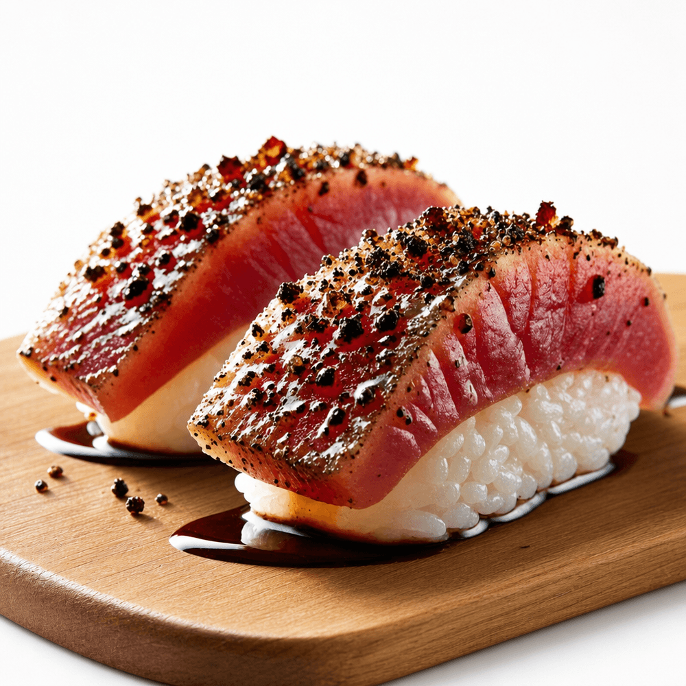 Seared Peppered Tuna Nigiri