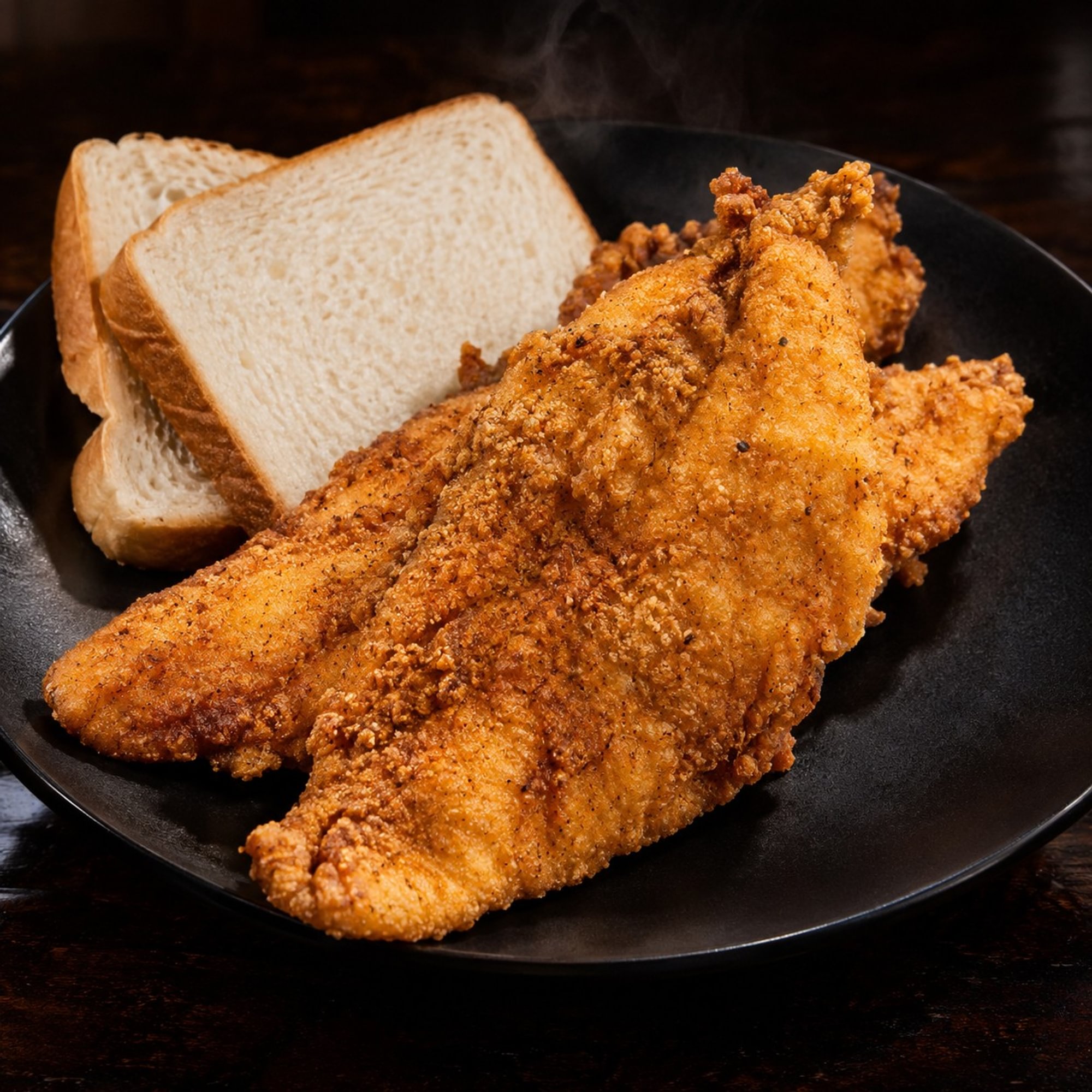 Fried Whiting Fish Sandwich