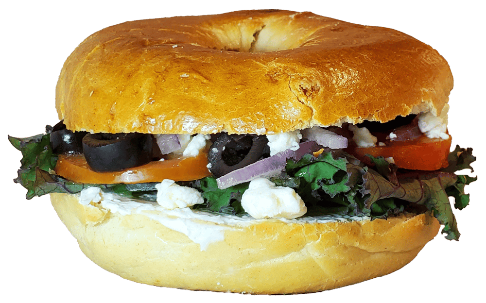 Greek Salad Bagel