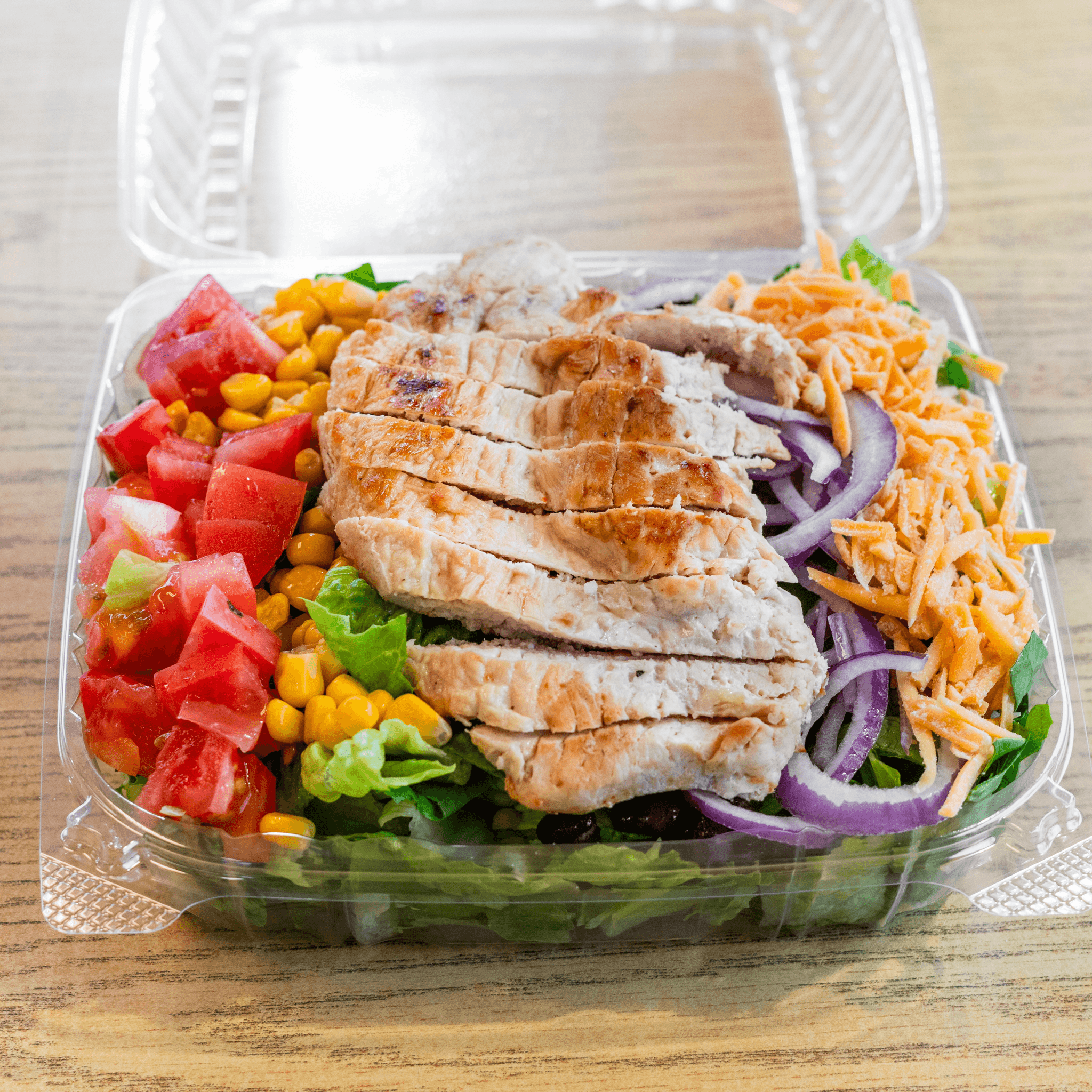 Southwest Chicken Salad with Tortilla Strips