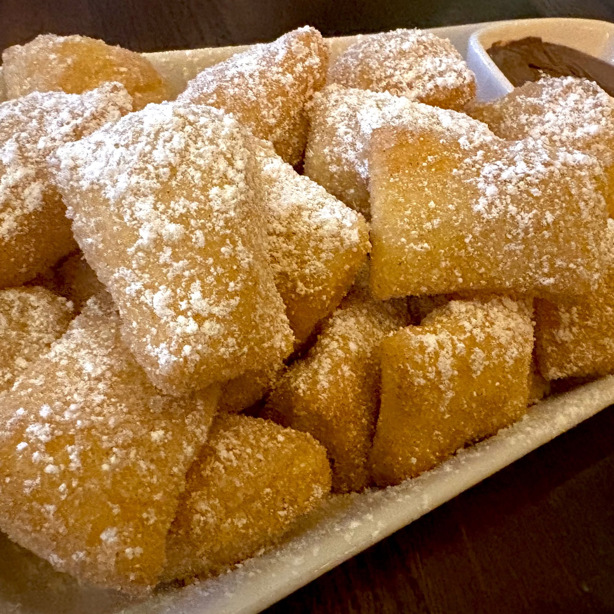 Zeppole with Nutella