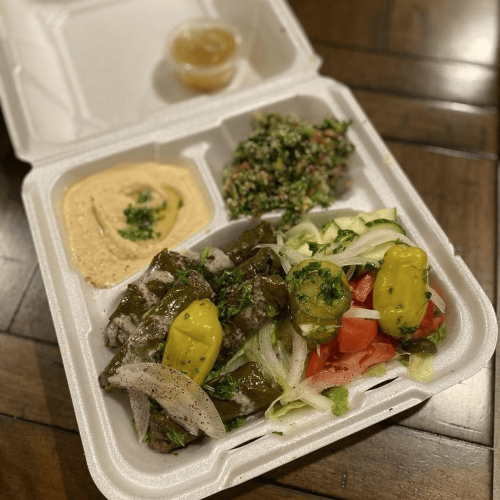 Grape Leaves Platter