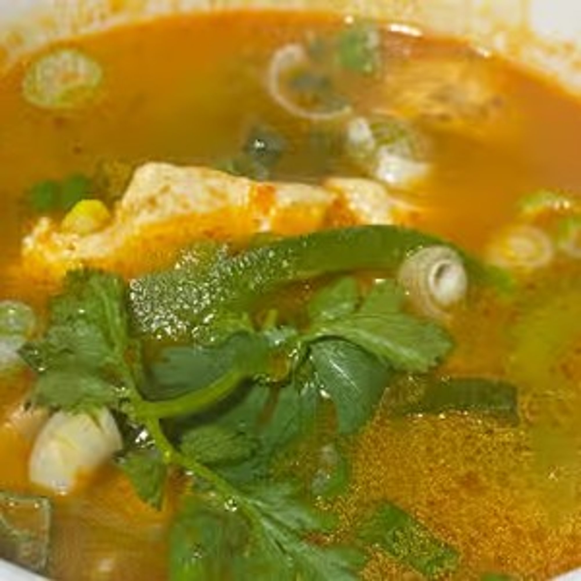 Vegetarian Tom Yum Num Khon