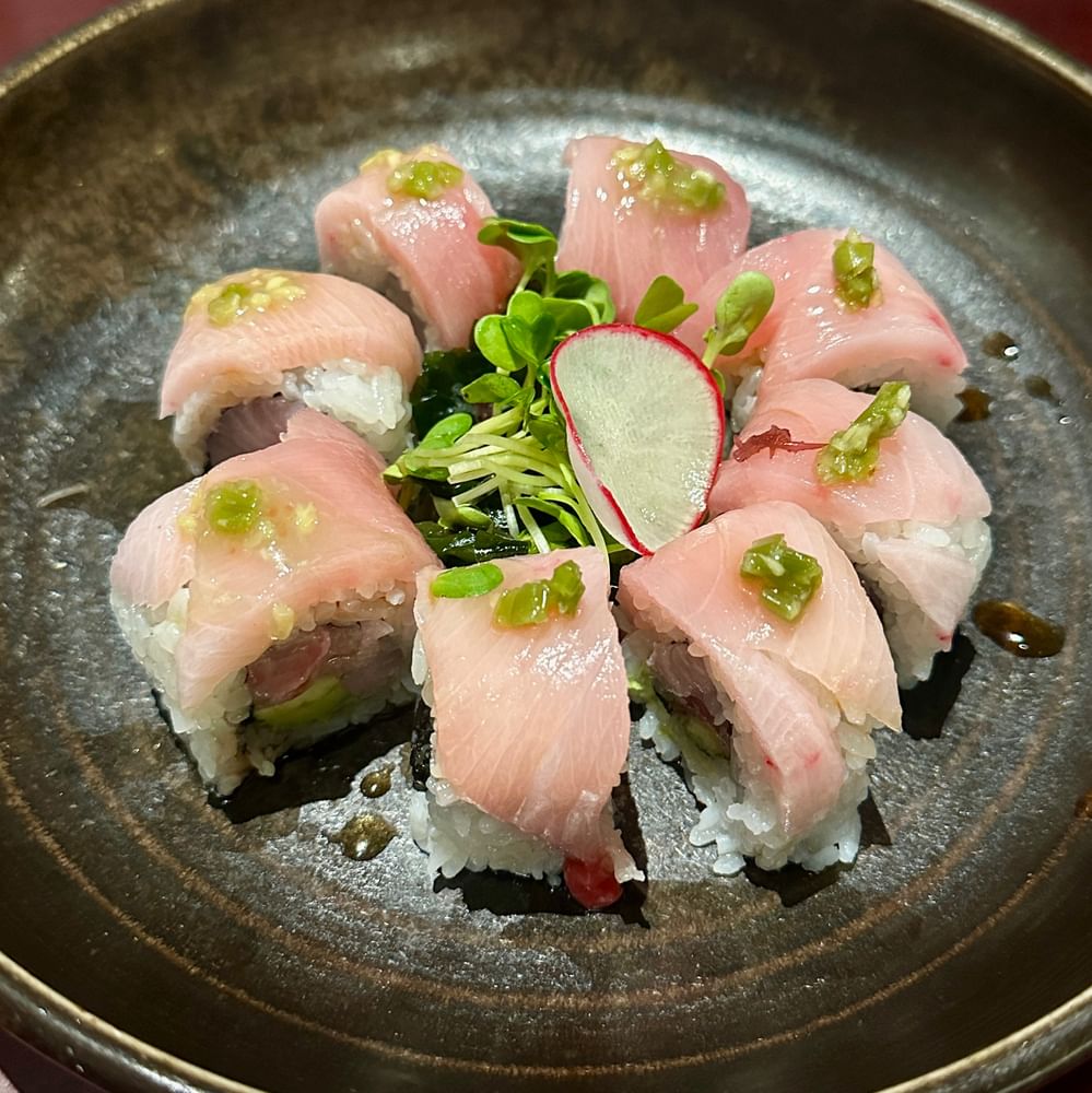Double Hamachi Roll
