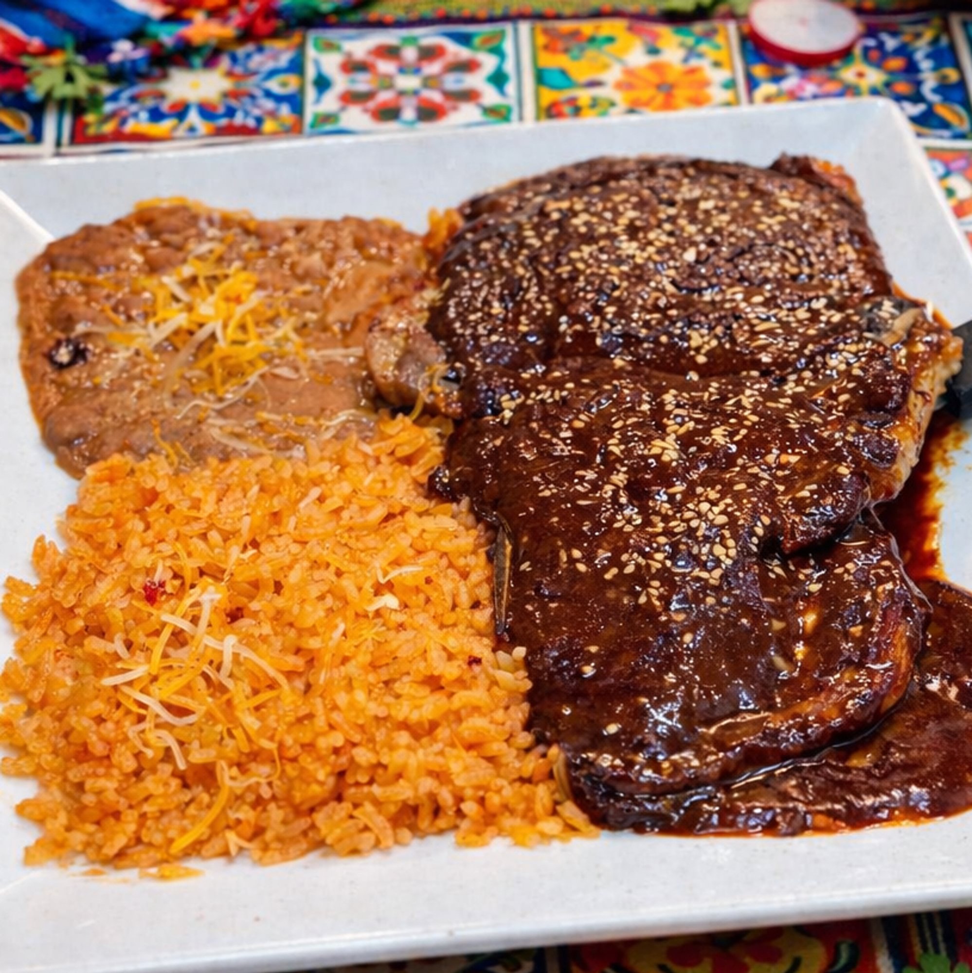 Chuletas en Mole