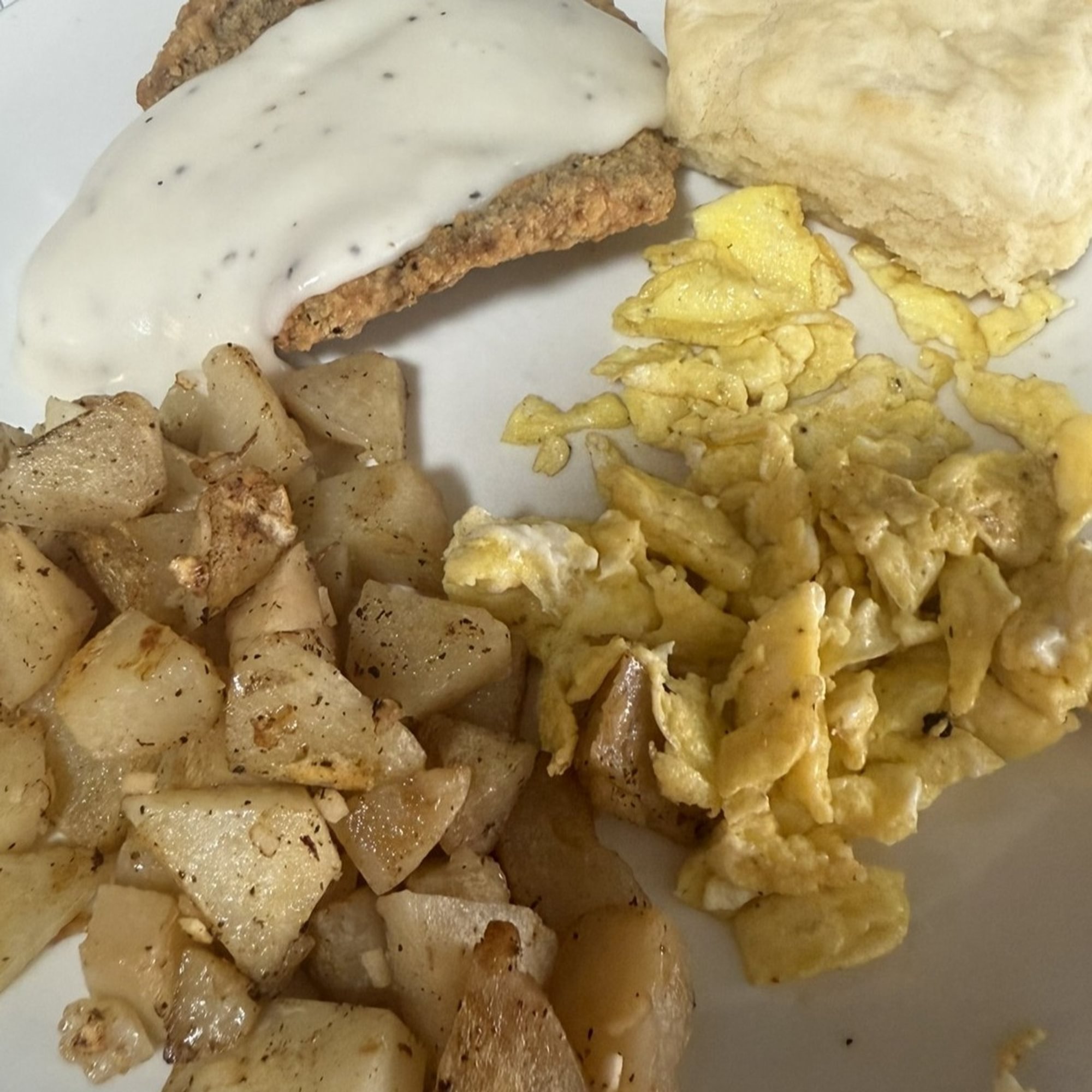 Country Fried Steak Eggs Combo