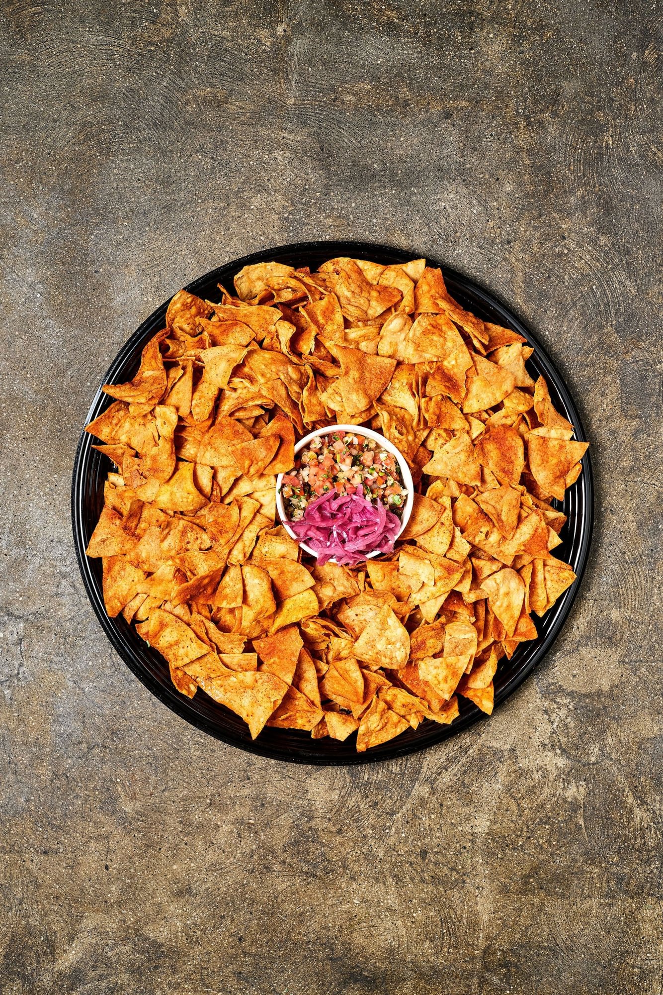 Tortilla Chips Platter with Salsa (V/GF)