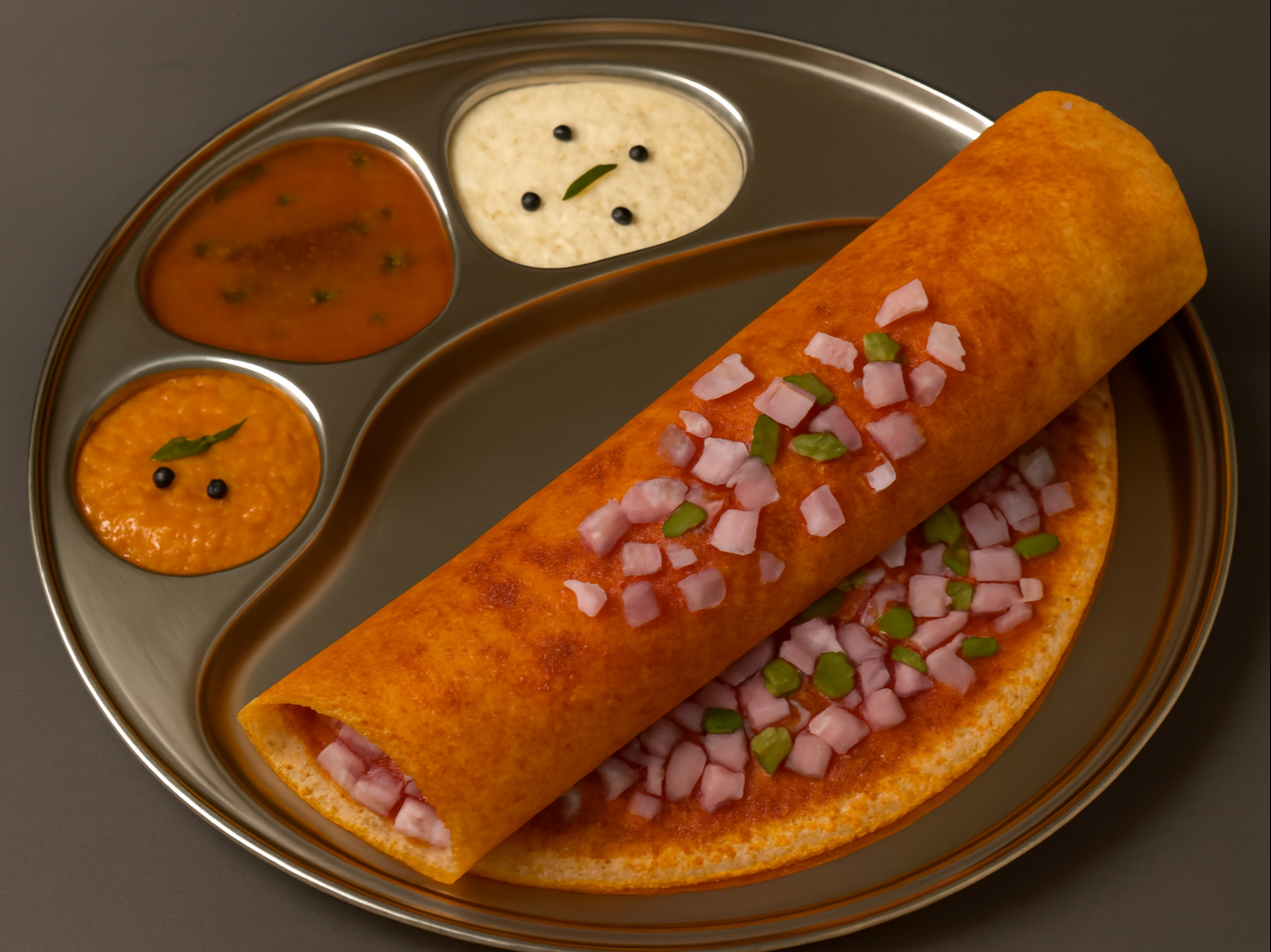 Onion Dosa (V, GF, NF)