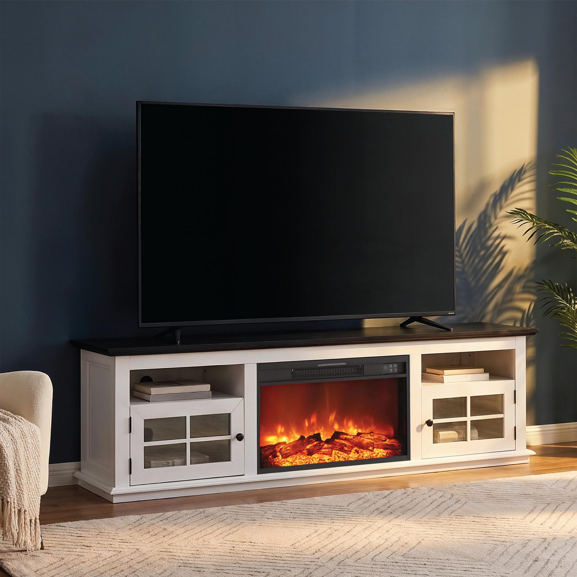 Richmond Unfold 72" TV Stand with Fireplace