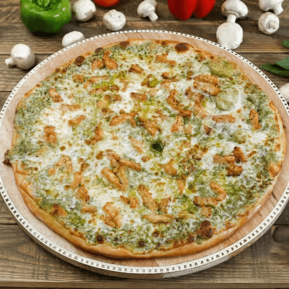 Chicken Pesto Pizza