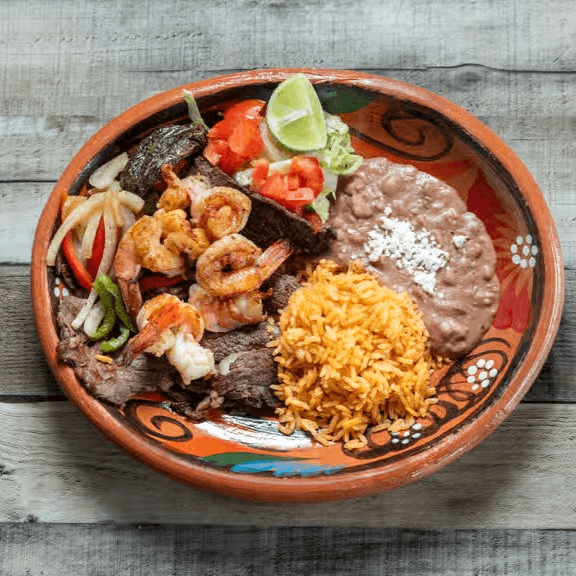 Carne Asada Con Camaron