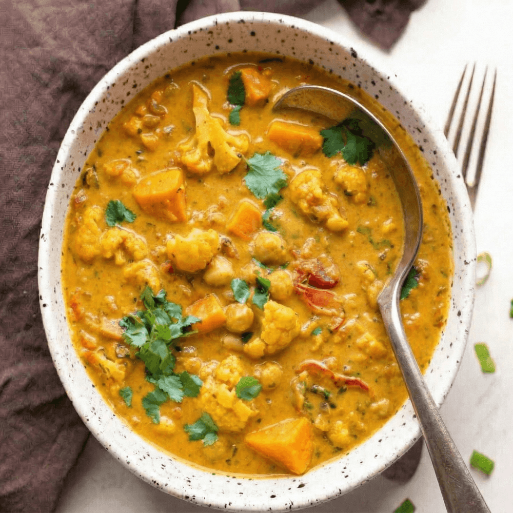 Vegetable Coconut Curry (V, GF, NF, DF)