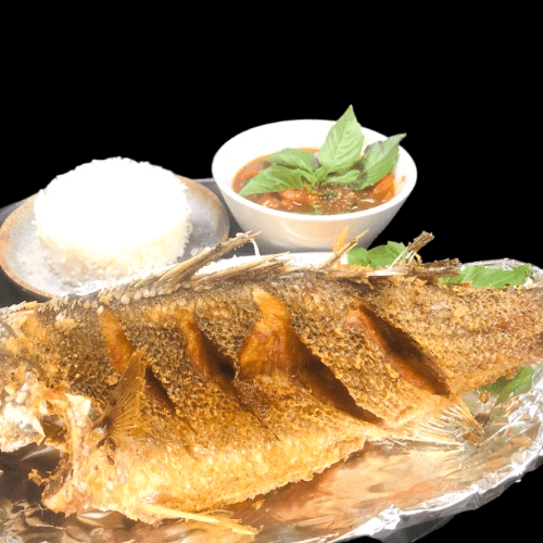 R8. Whole Fried Fish with Thai Special Sauce
