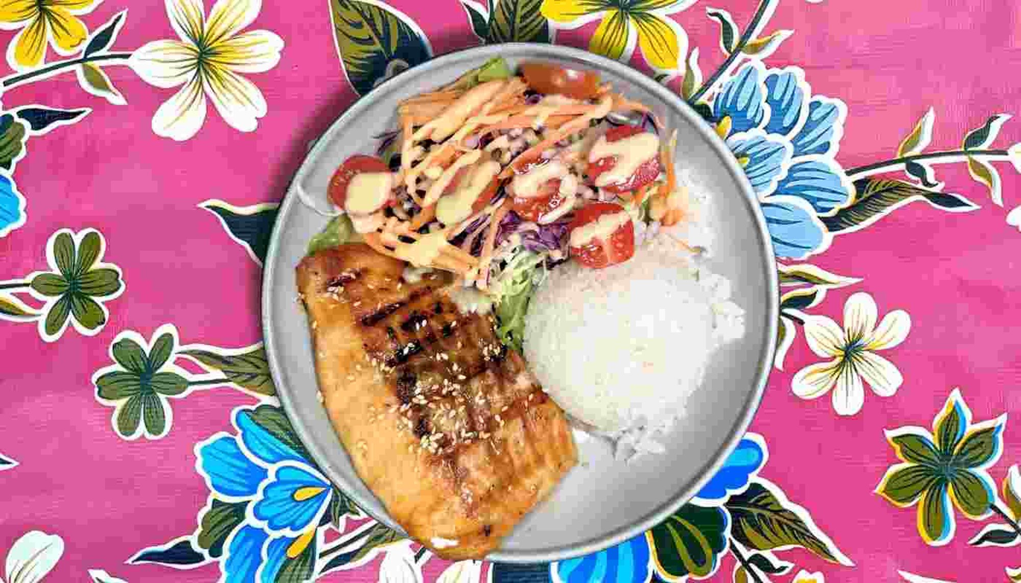 Teriyaki Salmon Rice Bowl
