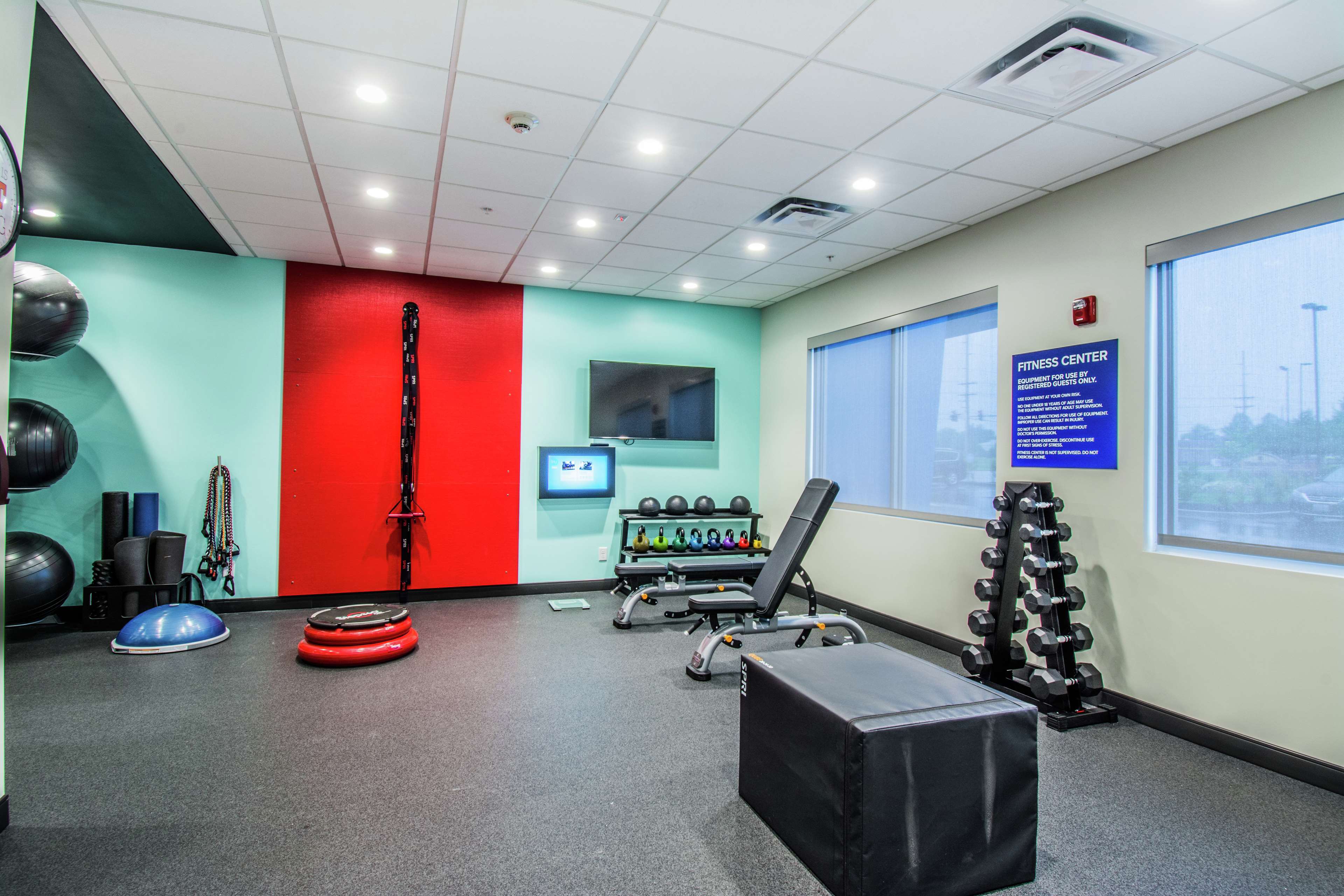 Health club  fitness center  gym