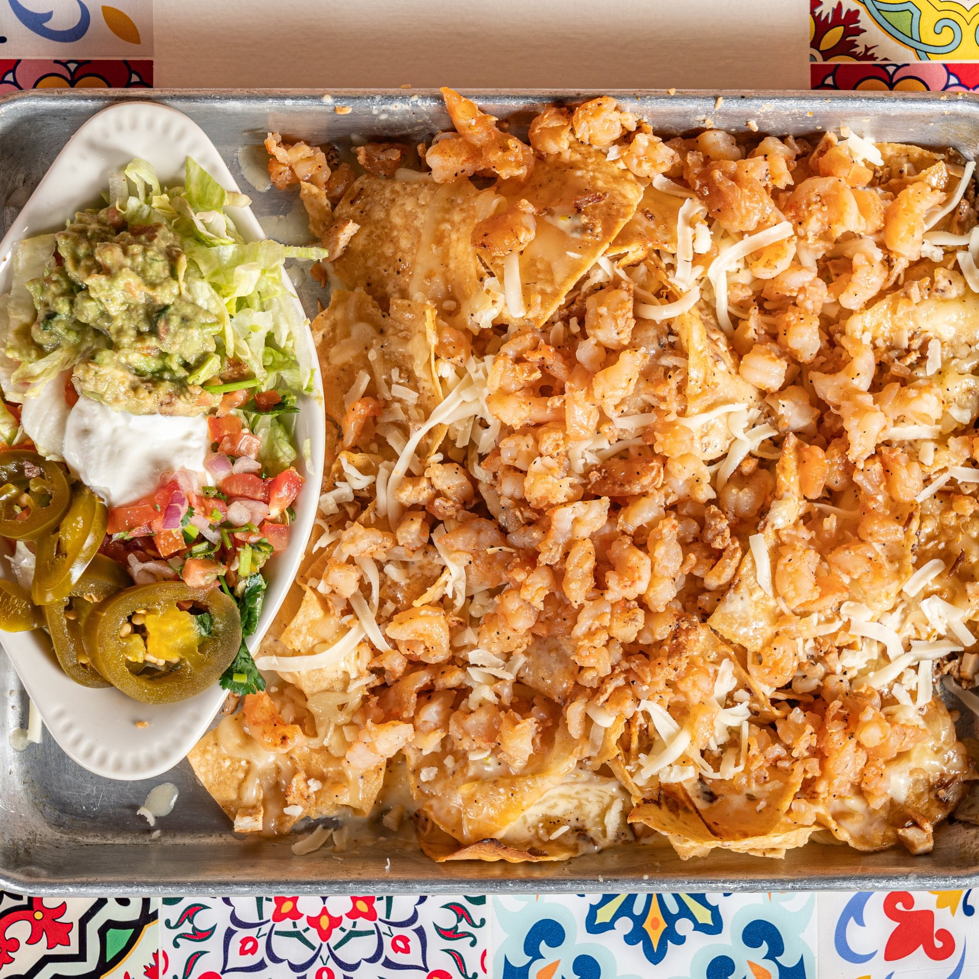 Nachos De Camarones