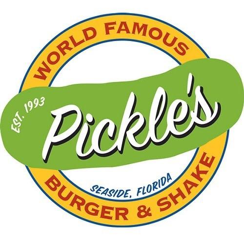 Pickle's Burger and Shake Logo