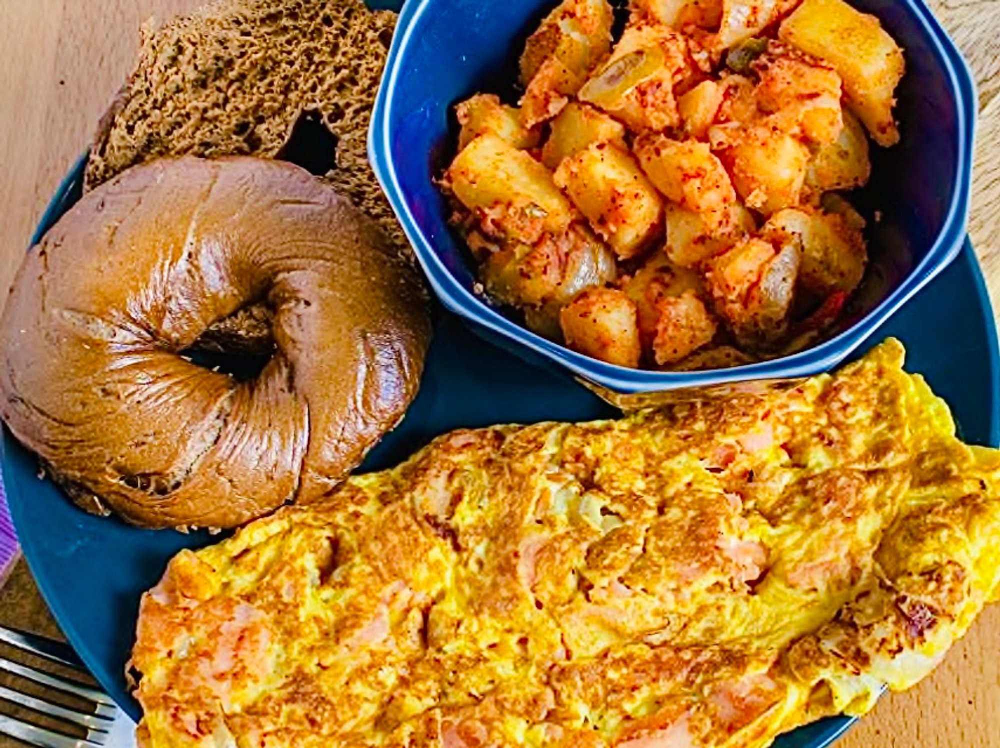Lox & Onion Omelette Platter