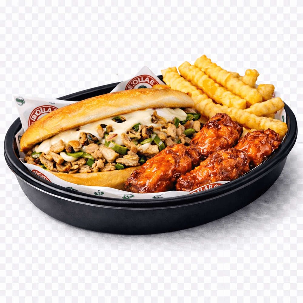 Chicken Philly & 6 Piece Wing