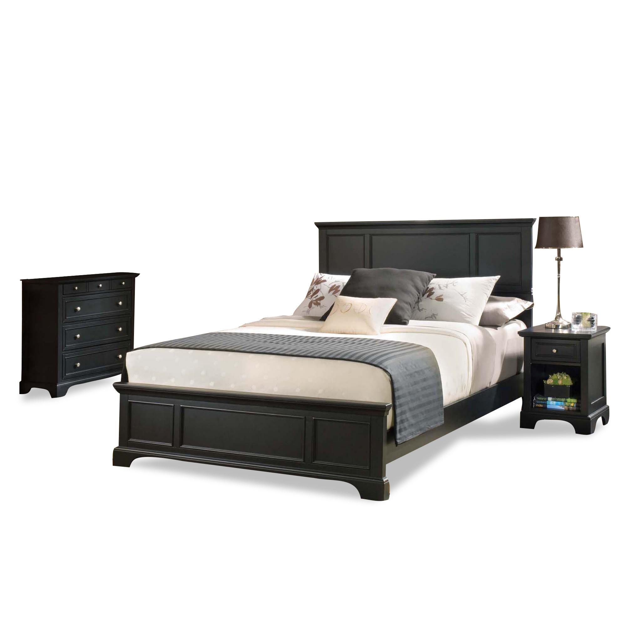 Queen Bedford Bed w/Chest, Nightstand
